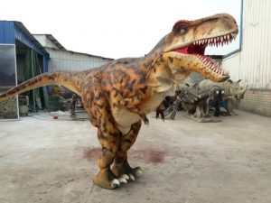 dinosaur hire barnsley, realistic dinosaur costume